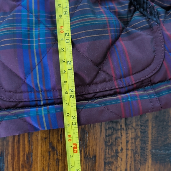 Ralph Lauren Quilted Cord Collar Equestrian Style Plaid Vest Women's Medium - Picture 11 of 15